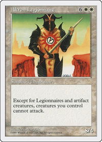 Akron Legionnaire - Fifth Edition (5ED) #2 - Rare Magic: The Gathering Trading Card