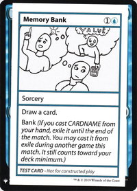 Memory Bank - Mystery Booster: Convention Edition Exclusives (CMB1) #null - Special Magic: The Gathering Trading Card