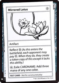Mirrored Lotus - Mystery Booster: Convention Edition Exclusives (CMB1) #null - Special Magic: The Gathering Trading Card
