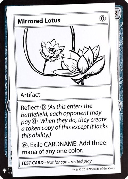 Mirrored Lotus - Mystery Booster: Convention Edition Exclusives Magic: The Gathering trading card