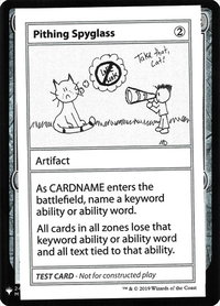 Pithing Spyglass - Mystery Booster: Convention Edition Exclusives (CMB1) #null - Special Magic: The Gathering Trading Card