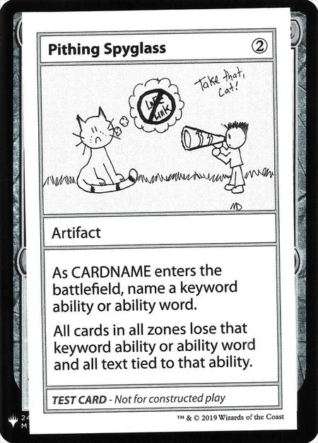 Pithing Spyglass - Mystery Booster: Convention Edition Exclusives Magic: The Gathering trading card