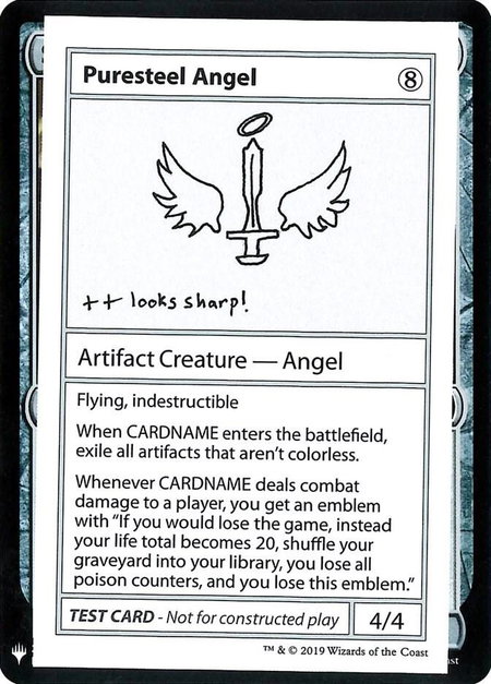 Puresteel Angel - Mystery Booster: Convention Edition Exclusives Magic: The Gathering trading card
