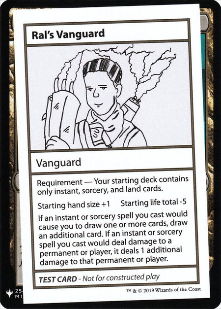 Ral's Vanguard - Mystery Booster: Convention Edition Exclusives Magic: The Gathering trading card