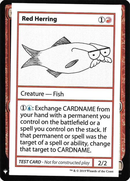 Red Herring - Mystery Booster: Convention Edition Exclusives Magic: The Gathering trading card