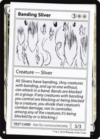 Banding Sliver - Mystery Booster: Convention Edition Exclusives (CMB1) #null - Special Magic: The Gathering Trading Card