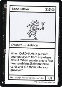 Bone Rattler - Mystery Booster: Convention Edition Exclusives (CMB1) #null - Special Magic: The Gathering Trading Card