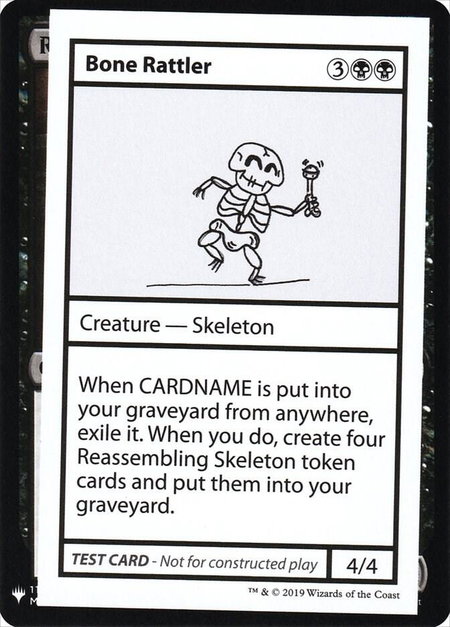 Bone Rattler trading card from Mystery Booster: Convention Edition Exclusives Bone Rattler - Mystery Booster: Convention Edition Exclusives Magic: The Gathering trading card