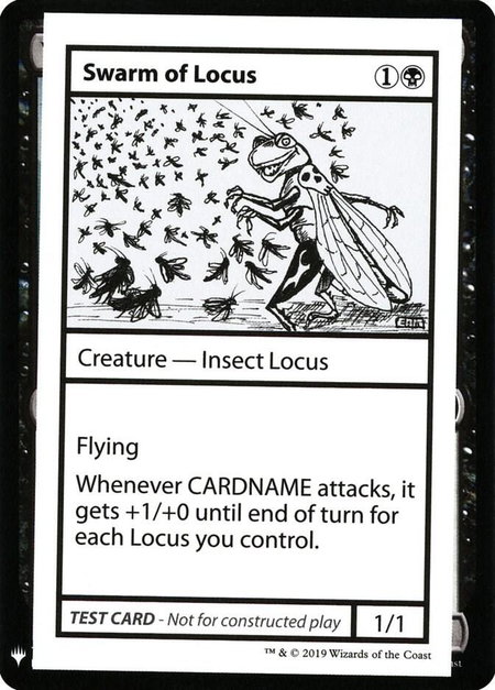 Swarm of Locus - Mystery Booster: Convention Edition Exclusives Magic: The Gathering trading card