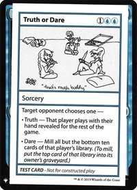 Truth or Dare - Mystery Booster: Convention Edition Exclusives (CMB1) #null - Special Magic: The Gathering Trading Card