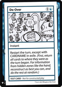 Do-Over - Mystery Booster: Convention Edition Exclusives (CMB1) #null - Special Magic: The Gathering Trading Card