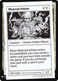 Wizened Arbiter - Mystery Booster: Convention Edition Exclusives (CMB1) #null - Special Magic: The Gathering Trading Card