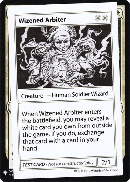 Wizened Arbiter - Mystery Booster: Convention Edition Exclusives Magic: The Gathering trading card