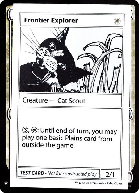 Frontier Explorer trading card from Mystery Booster: Convention Edition Exclusives Frontier Explorer - Mystery Booster: Convention Edition Exclusives Magic: The Gathering trading card