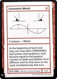 Geometric Weird - Mystery Booster: Convention Edition Exclusives (CMB1) #null - Special Magic: The Gathering Trading Card