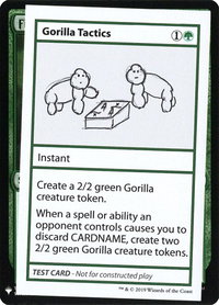 Gorilla Tactics - Mystery Booster: Convention Edition Exclusives (CMB1) #null - Special Magic: The Gathering Trading Card