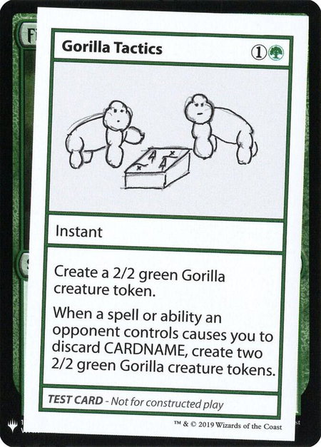 Gorilla Tactics - Mystery Booster: Convention Edition Exclusives Magic: The Gathering trading card