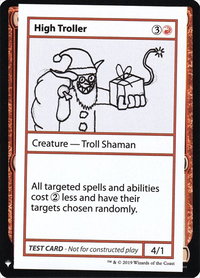 High Troller - Mystery Booster: Convention Edition Exclusives (CMB1) #null - Special Magic: The Gathering Trading Card
