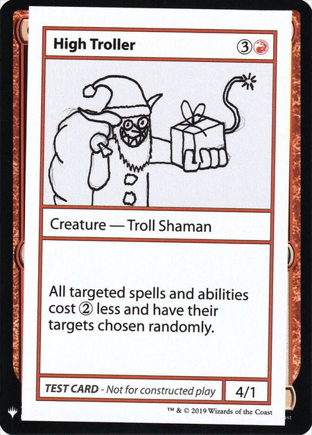 High Troller - Mystery Booster: Convention Edition Exclusives Magic: The Gathering trading card