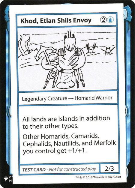 Khod, Etlan Shiis Envoy - Mystery Booster: Convention Edition Exclusives Magic: The Gathering trading card