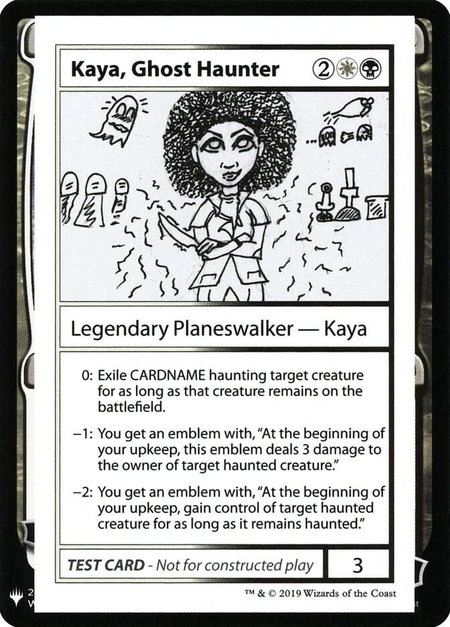 Kaya, Ghost Haunter - Mystery Booster: Convention Edition Exclusives Magic: The Gathering trading card