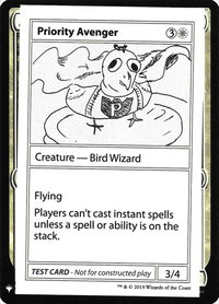 Priority Avenger - Mystery Booster: Convention Edition Exclusives (CMB1) #null - Special Magic: The Gathering Trading Card