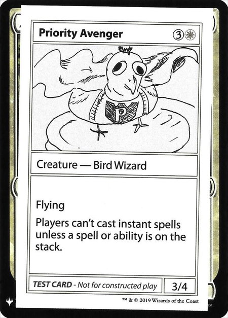Priority Avenger - Mystery Booster: Convention Edition Exclusives Magic: The Gathering trading card