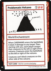 Problematic Volcano - Mystery Booster: Convention Edition Exclusives (CMB1) #null - Special Magic: The Gathering Trading Card