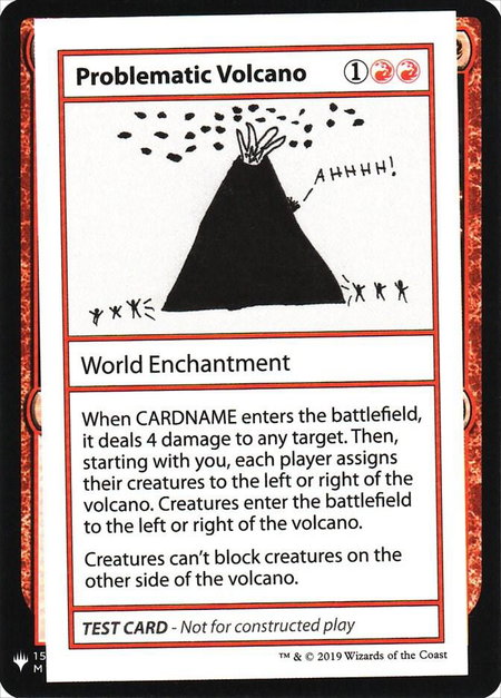 Problematic Volcano - Mystery Booster: Convention Edition Exclusives Magic: The Gathering trading card