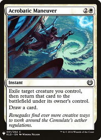 Acrobatic Maneuver - The List Reprints (LIST) #1 - Common Magic: The Gathering Trading Card