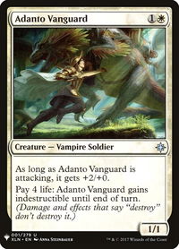 Adanto Vanguard - The List Reprints (LIST) #1 - Uncommon Magic: The Gathering Trading Card