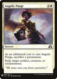 Angelic Purge - The List Reprints (LIST) #3 - Common Magic: The Gathering Trading Card