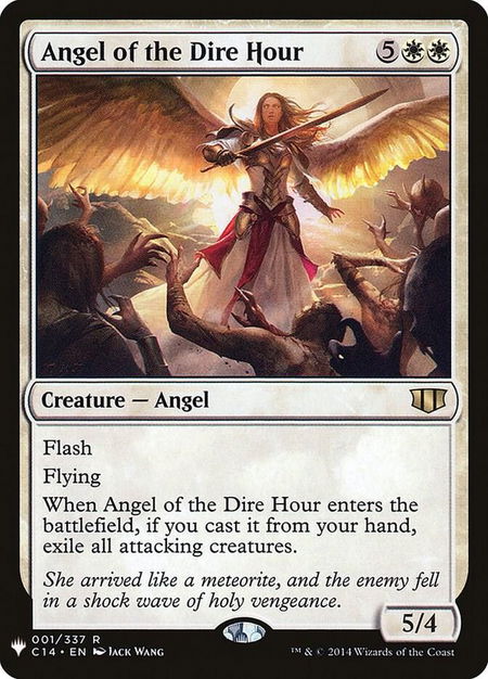 Angel of the Dire Hour - The List Reprints Magic: The Gathering trading card