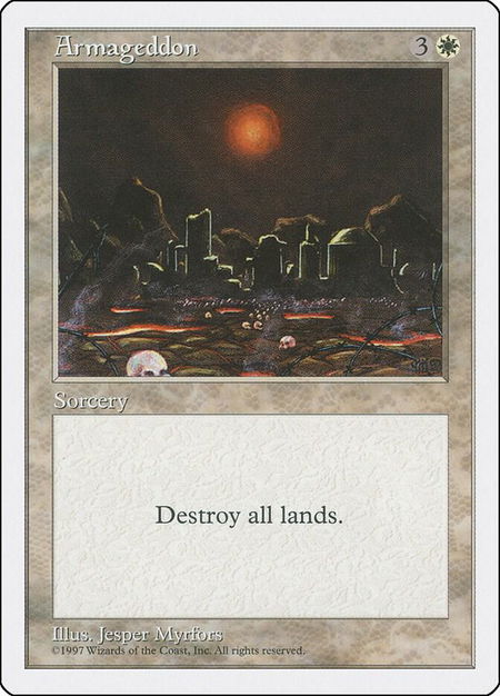 Armageddon - Fifth Edition Magic: The Gathering trading card