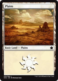 Plains (056) - Magic Game Night 2019 (GN2) #56 - Land Magic: The Gathering Trading Card