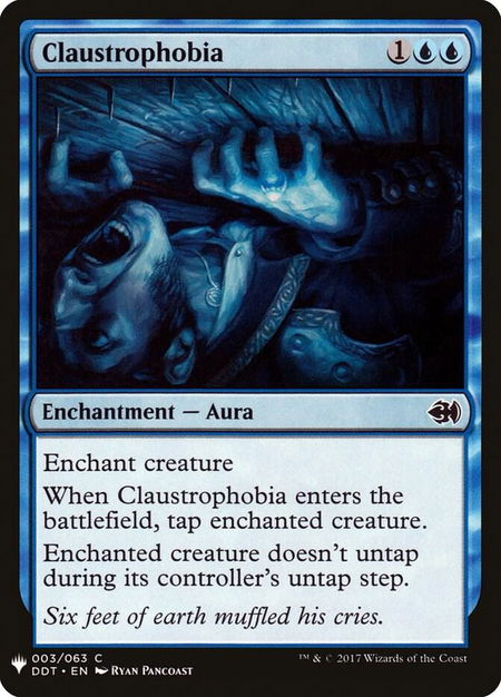 Claustrophobia - The List Reprints Magic: The Gathering trading card