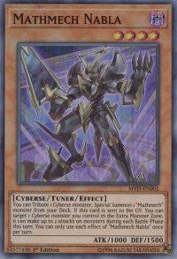 Mathmech Nabla - Mystic Fighters (MYFI) #MYFI-EN002 - Super Rare YuGiOh Trading Card