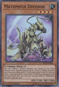 Mathmech Division - Mystic Fighters (MYFI) #MYFI-EN006 - Super Rare YuGiOh Trading Card