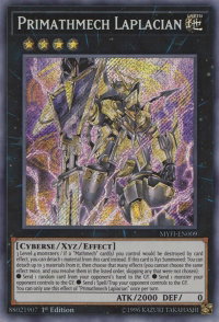 Primathmech Laplacian - Mystic Fighters (MYFI) #MYFI-EN009 - Secret Rare YuGiOh Trading Card