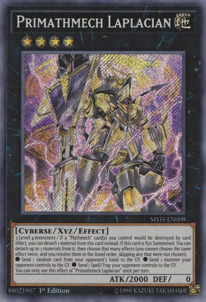 Primathmech Laplacian - Mystic Fighters YuGiOh trading card