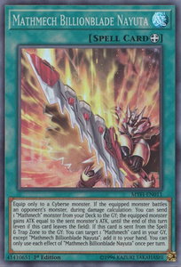 Mathmech Billionblade Nayuta - Mystic Fighters (MYFI) #MYFI-EN011 - Super Rare YuGiOh Trading Card
