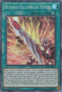 Mathmech Billionblade Nayuta - Mystic Fighters (MYFI) #MYFI-EN011 - Super Rare YuGiOh Trading Card