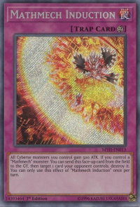 Mathmech Induction - Mystic Fighters (MYFI) #MYFI-EN013 - Secret Rare YuGiOh Trading Card