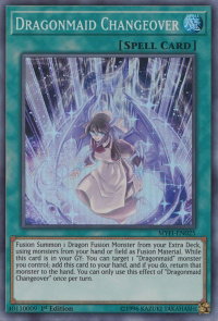 Dragonmaid Changeover - Mystic Fighters (MYFI) #MYFI-EN025 - Super Rare YuGiOh Trading Card