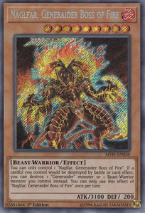 Naglfar, Generaider Boss of Fire - Mystic Fighters (MYFI) #MYFI-EN030 - Secret Rare YuGiOh Trading Card