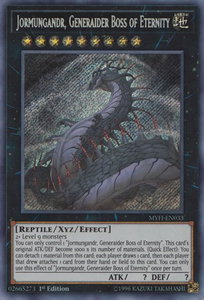 Jormungandr, Generaider Boss of Eternity - Mystic Fighters (MYFI) #MYFI-EN033 - Secret Rare YuGiOh Trading Card