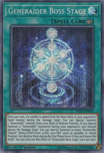 Generaider Boss Stage - Mystic Fighters (MYFI) #MYFI-EN034 - Secret Rare YuGiOh Trading Card