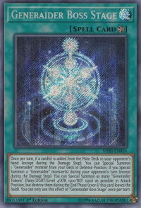 Generaider Boss Stage - Mystic Fighters (MYFI) #MYFI-EN034 - Secret Rare YuGiOh Trading Card