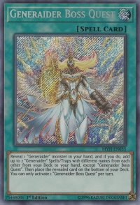 Generaider Boss Quest - Mystic Fighters (MYFI) #MYFI-EN035 - Secret Rare YuGiOh Trading Card