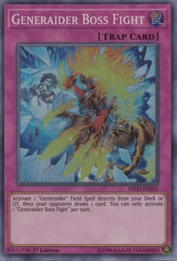 Generaider Boss Fight - Mystic Fighters (MYFI) #MYFI-EN037 - Super Rare YuGiOh Trading Card
